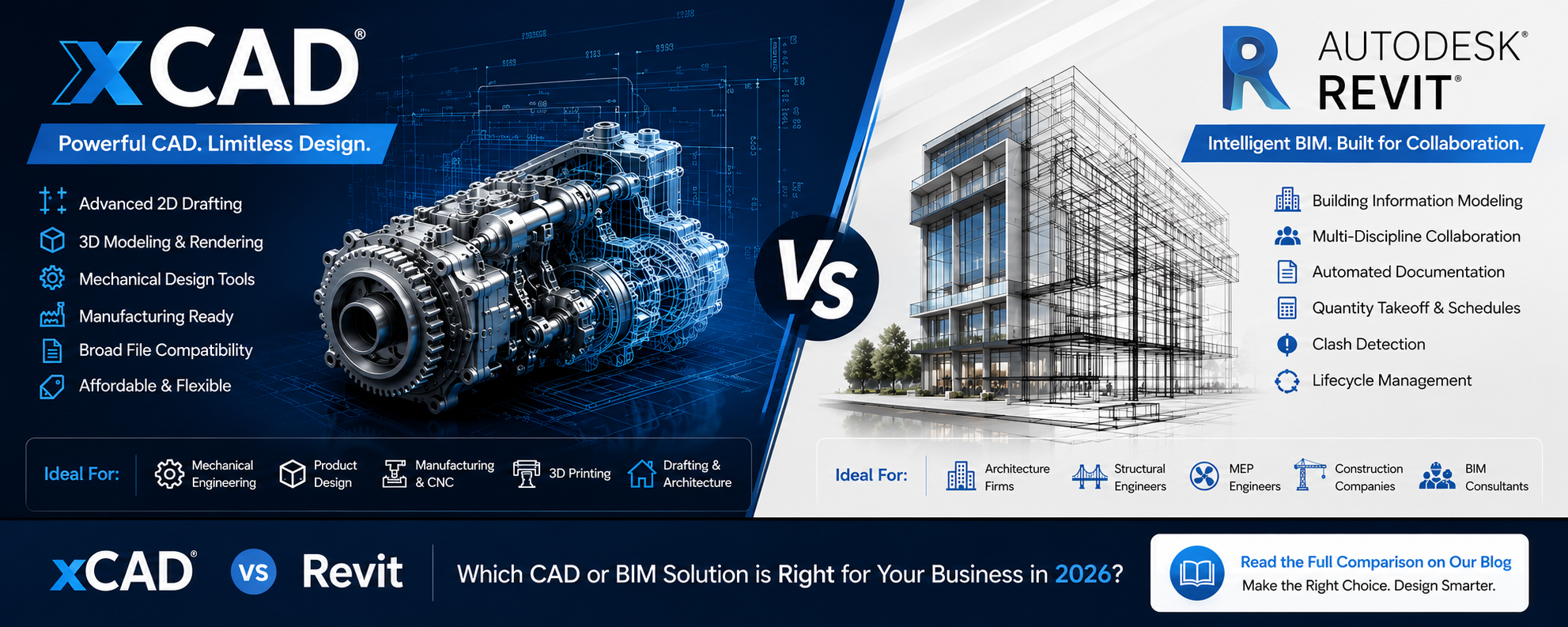 xCAD vs. Revit: Which CAD Solution is Right for Your Business in 2026?